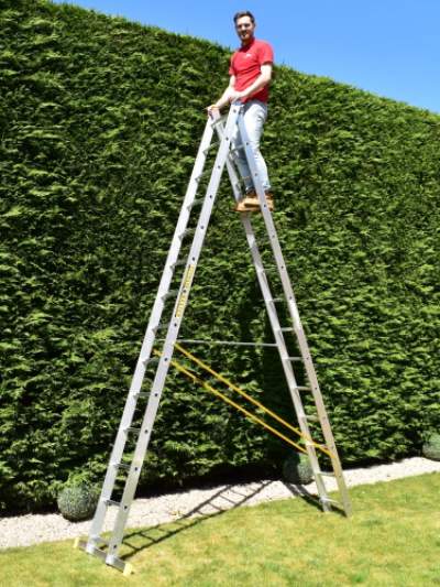 Trade Master Pro 2 Section Combination Ladders