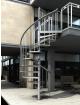Outdoor Spiral Staircase - view 1