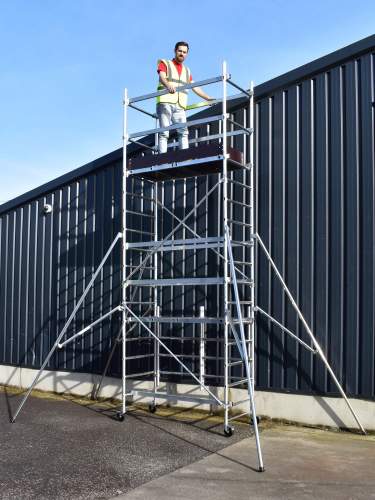 Extend the Working Height of your 3.8m Trade Aluminium Scaffold Tower to 5.5m