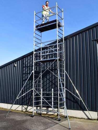 Extend the Working Height of your 3.8m Trade Aluminium Scaffold Tower to 7.2m