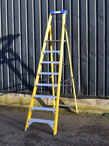 Fibreglass Step Ladder with Platform