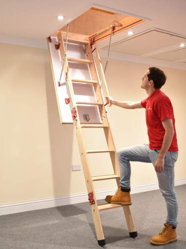 Telescopic Loft Ladders Extendable Extension Combination Retractable Aluminum UK 