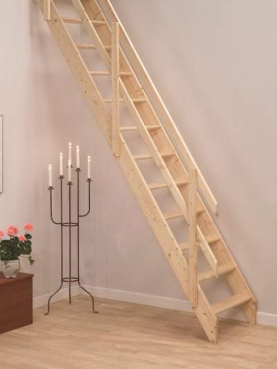 Deluxe Extra Wide Space Saving Staircase