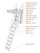 Electric Concertina Loft Ladder - view 6