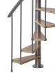Deluxe Beech & Grey Spiral Staircase - view 5