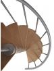 Deluxe Beech & Grey Spiral Staircase - view 7