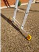 Integrated stabiliser bar fitted to ladder for superb stability