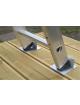 Gripper being used on decking