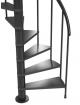 Deluxe Black Spiral Staircase - view 4