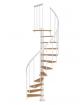 Deluxe White Spiral Staircase - view 2