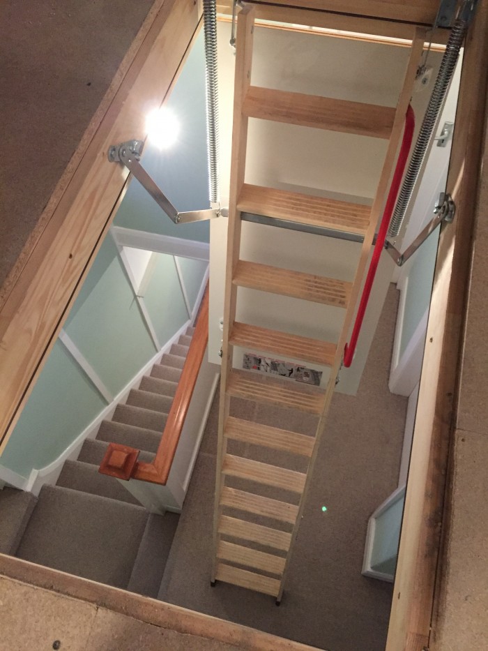automatic loft ladder